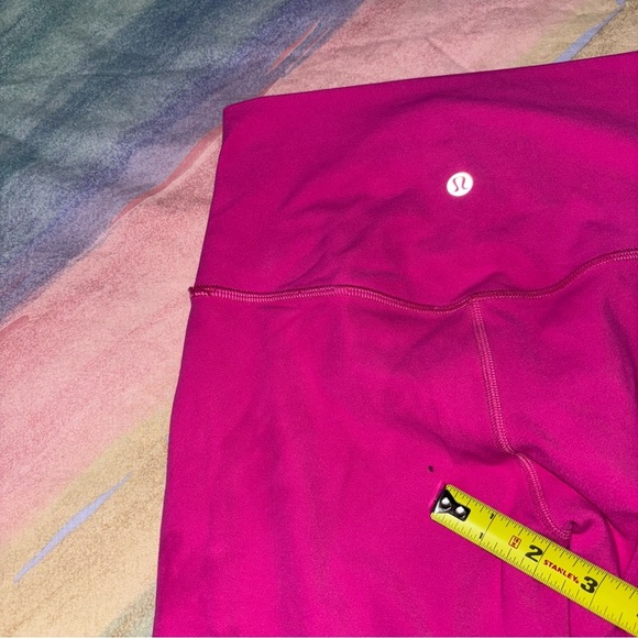 Lululemon Align High-Rise Crop 23" Size 4 Sonic Pink - Picture 6 of 8